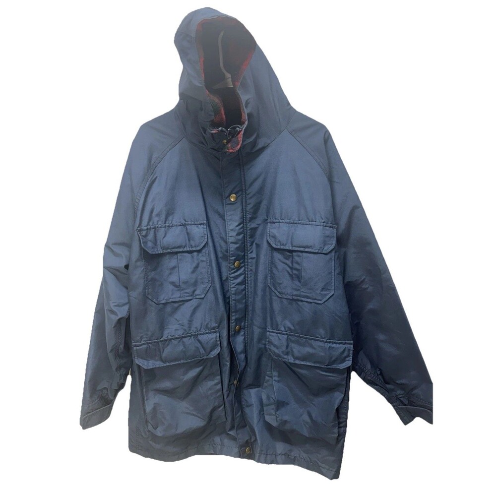 Woolrich Men jacket Vintage 1980'S Mountain Made In Usa Limited Edition Blue L